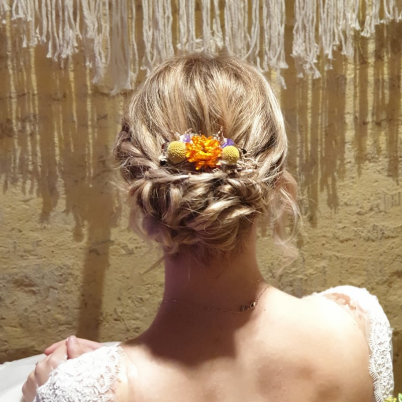 Chignons salon de coiffure caen mariage
