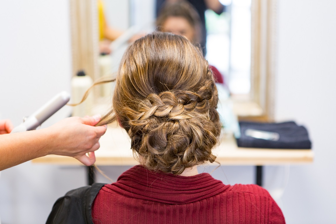 chignons de mariage avec tresses