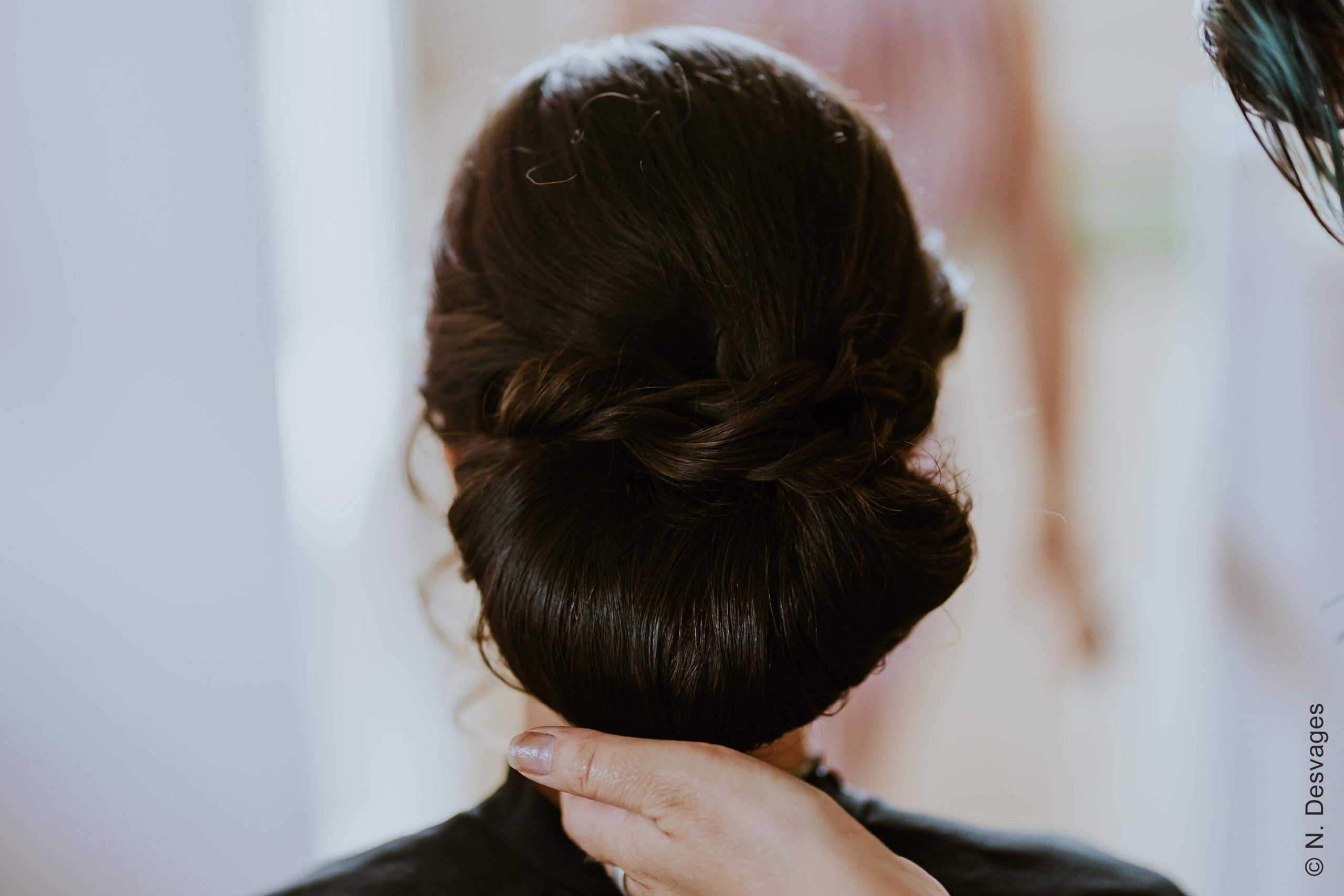 chignons de mariage avec tresses