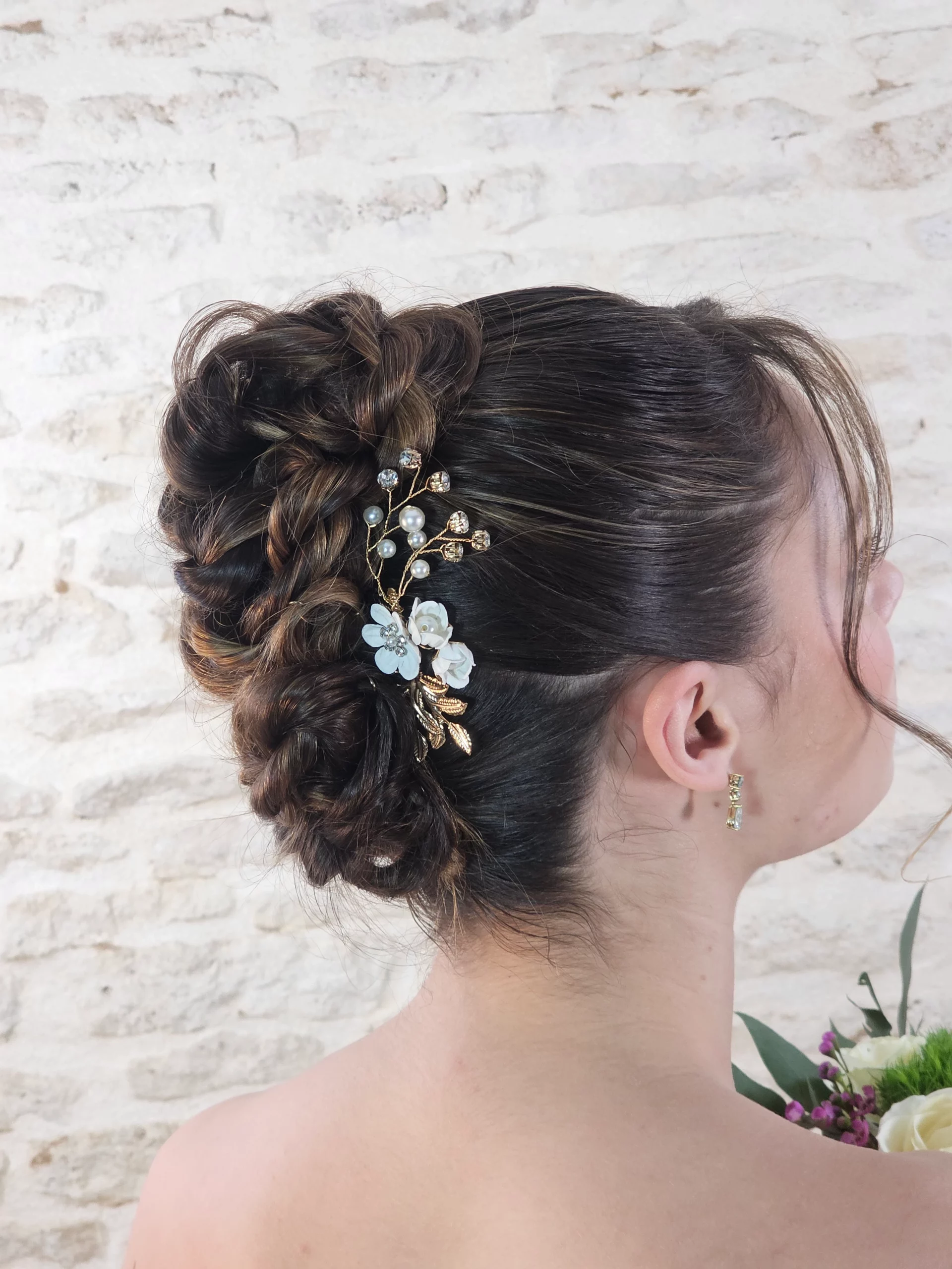 salon du mariage chignons tressés